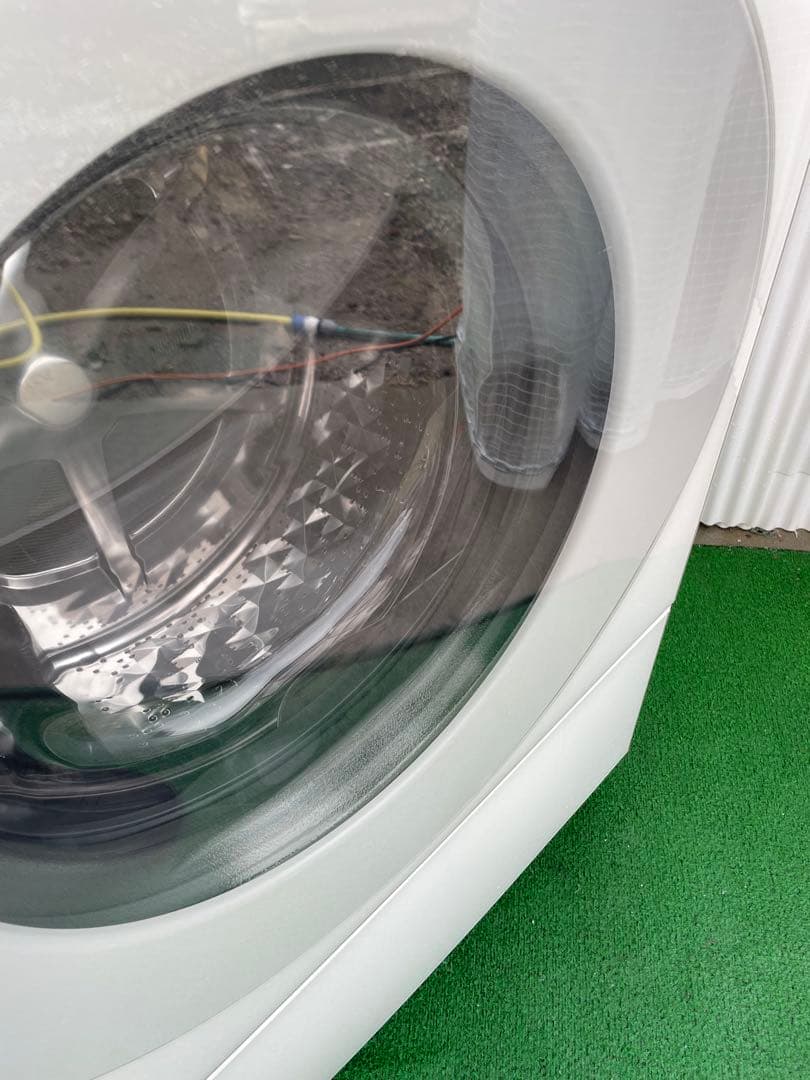 938パナソニック キューブル おしゃれマットホワイト ドラム式洗濯乾燥機 単身