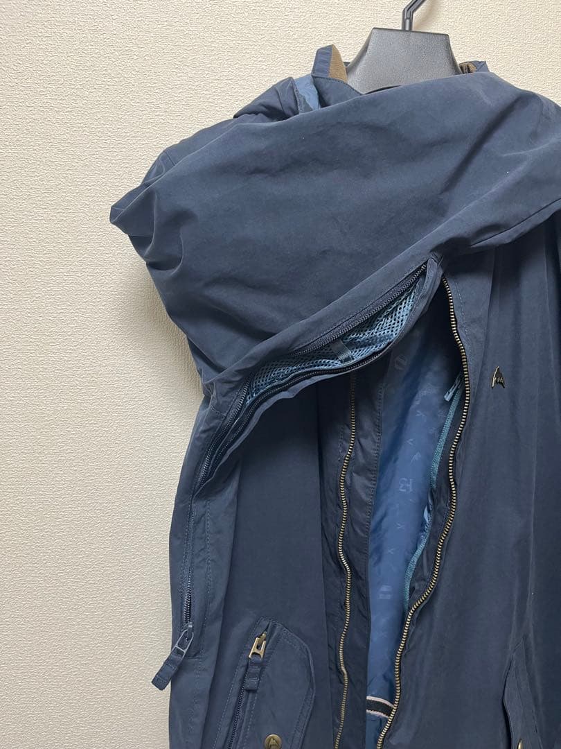 【美品】Burton ネイビー ジャケット フード付き