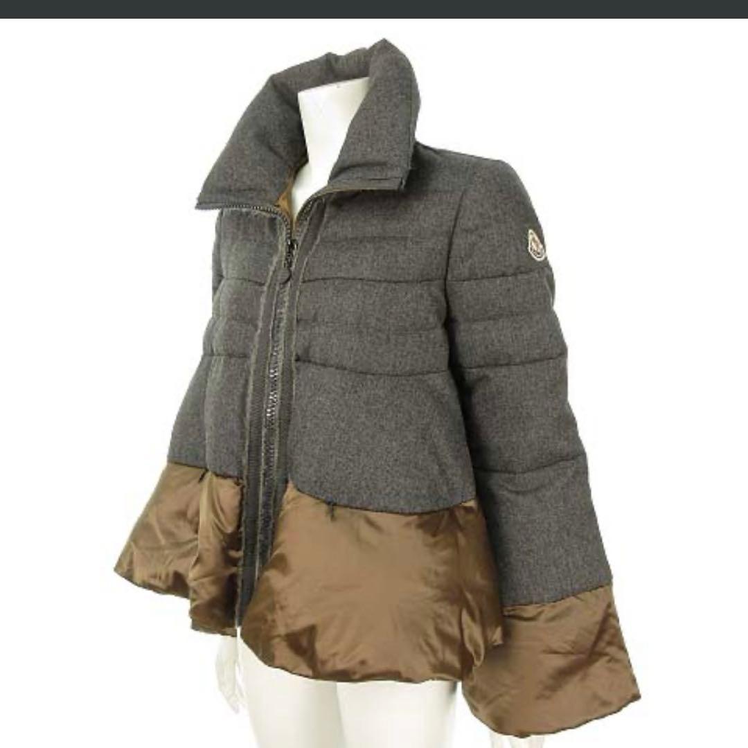 【美品】モンクレール×サカイ Sacai コラボ ワッペン ダウンジャケット