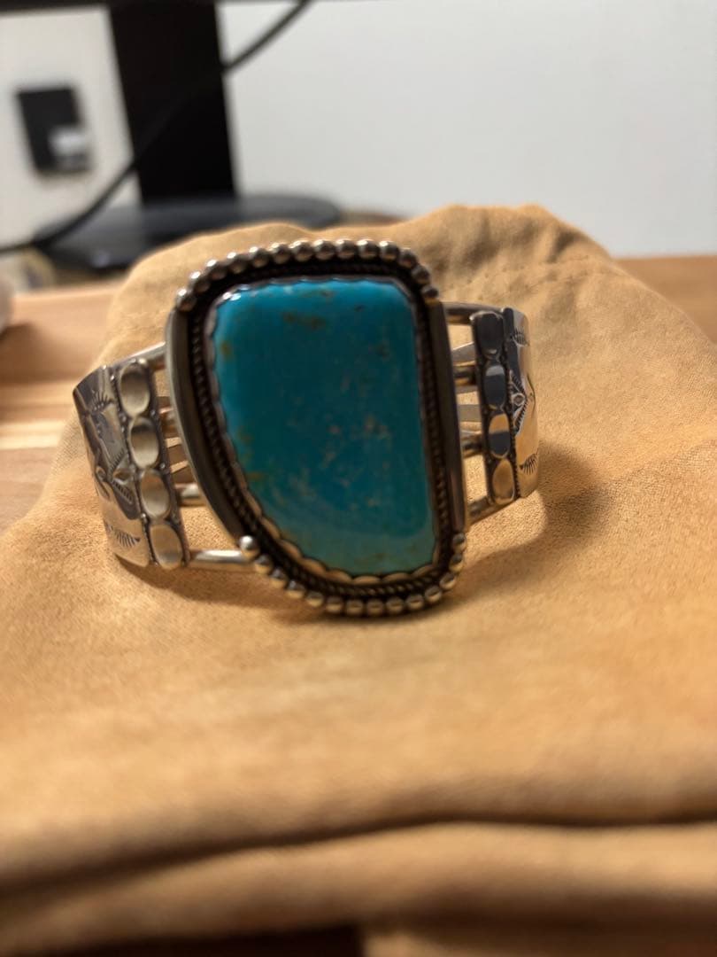 インディアンジュエリー　ターコイズバングル