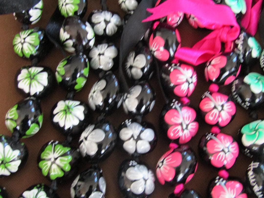 ククイナッツ　レイ　９本セット（ハワイで購入）