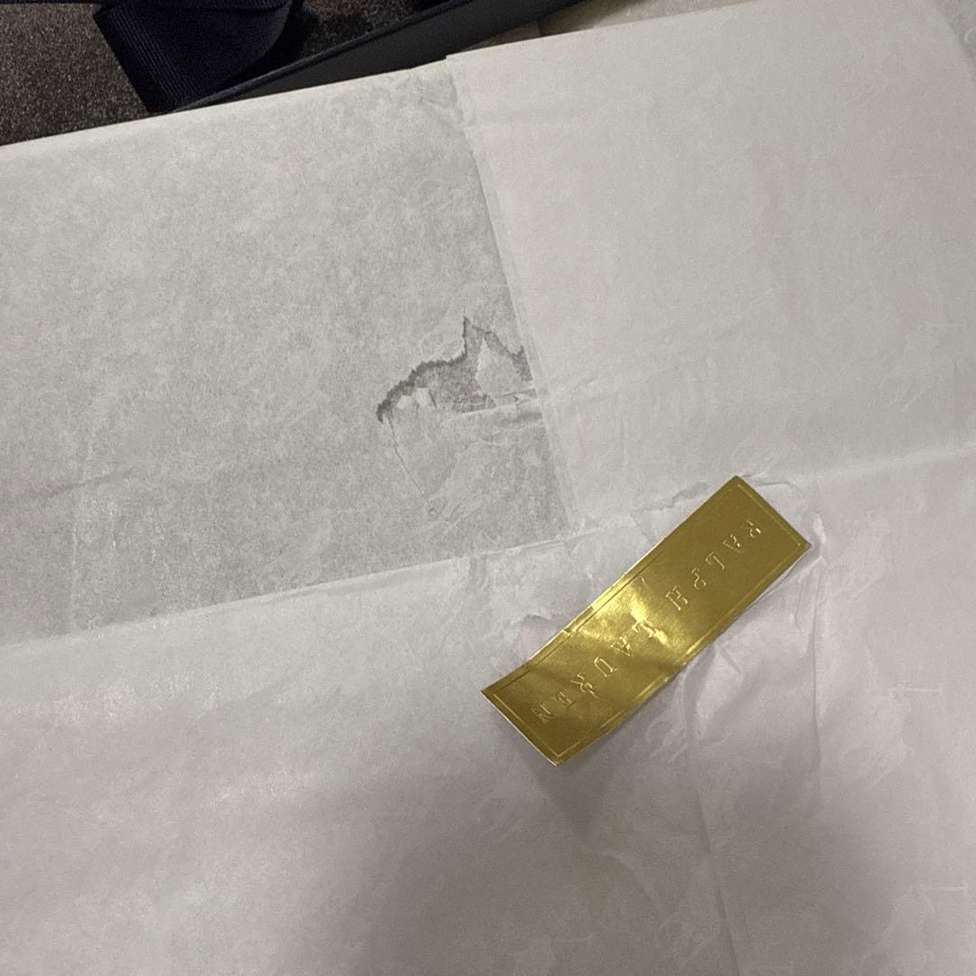 未使用タグ付 ポロラルフローレン ベア刺繍マフラー 箱リボン付き