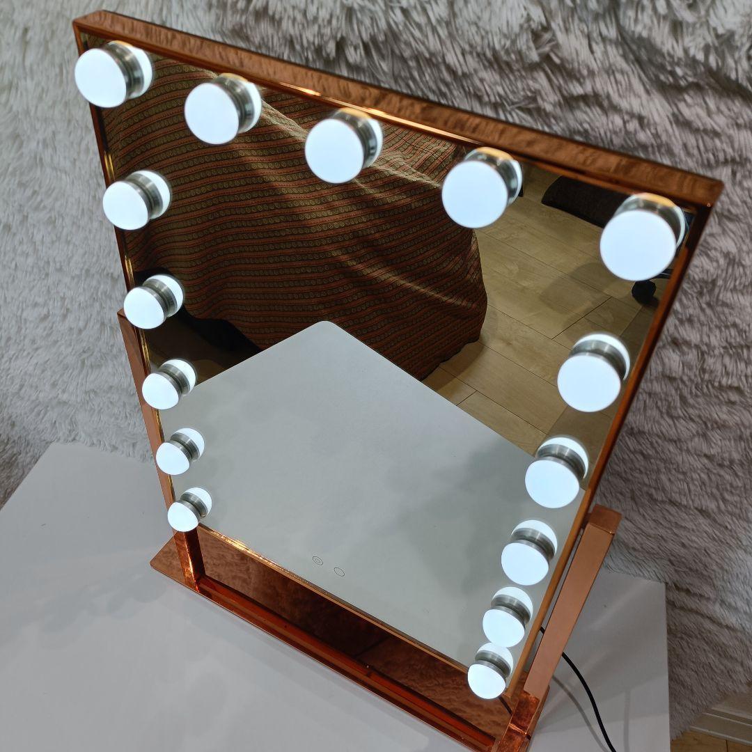 Francfranc フランフラン ハリウッドミラー 女優ミラー LEDライト付