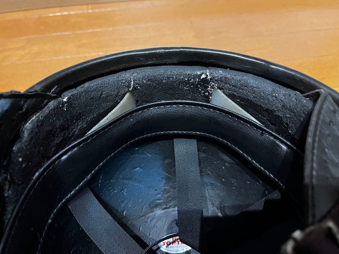 60's BELL TOPLEX 保安官 ヘルメット ポリヘル ポリス