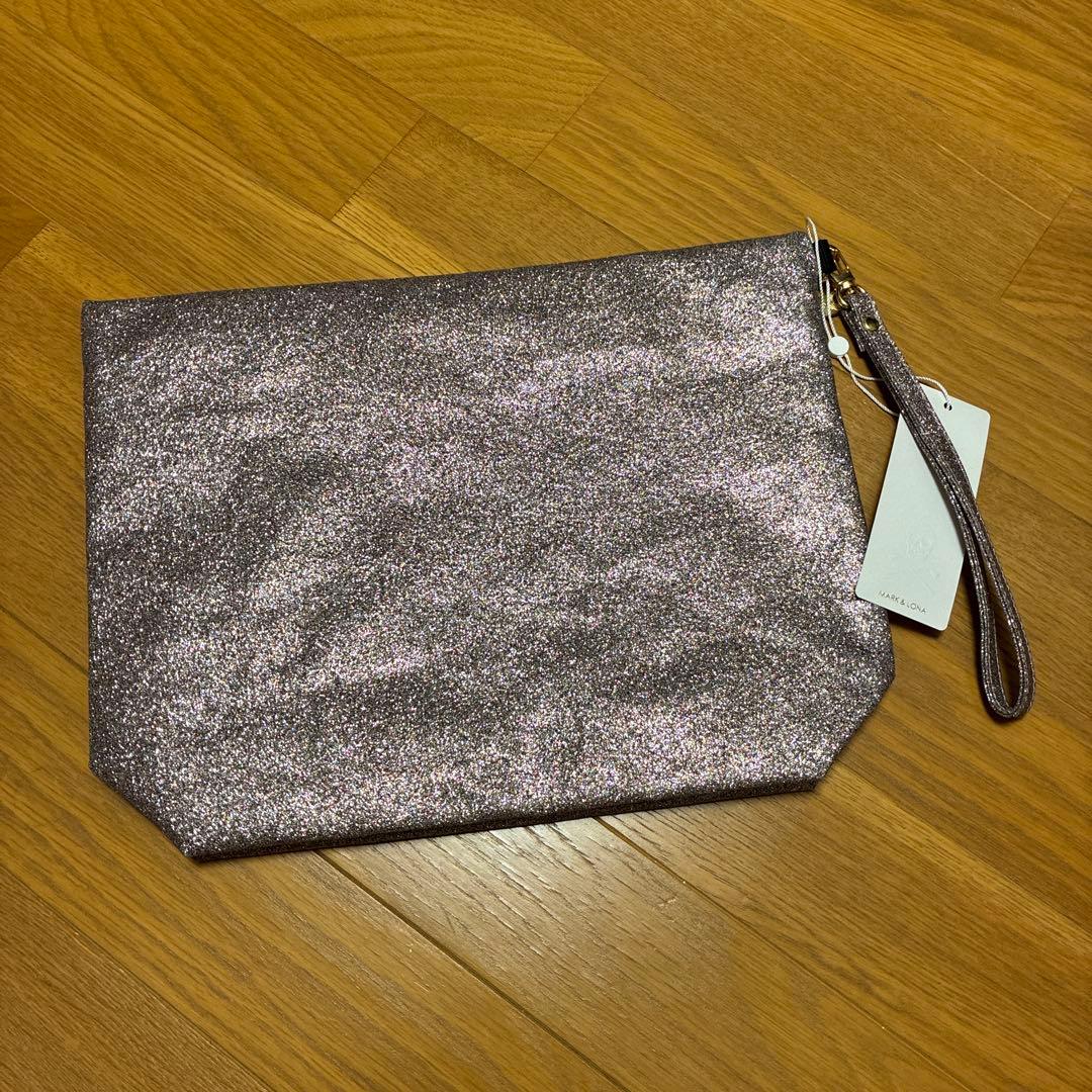MARK & LONA グリッターポーチ