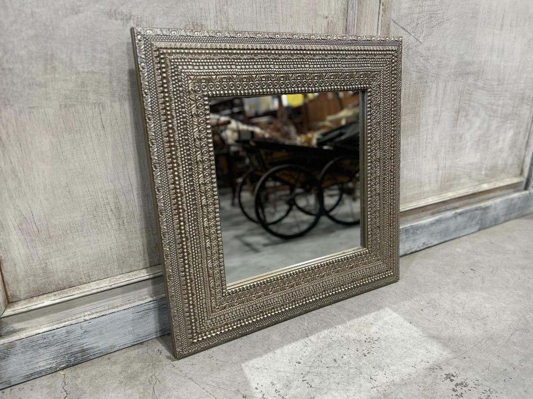 【廃番・美品】ZARA  / ザラ ホーム｜ウォールミラー｜彫刻