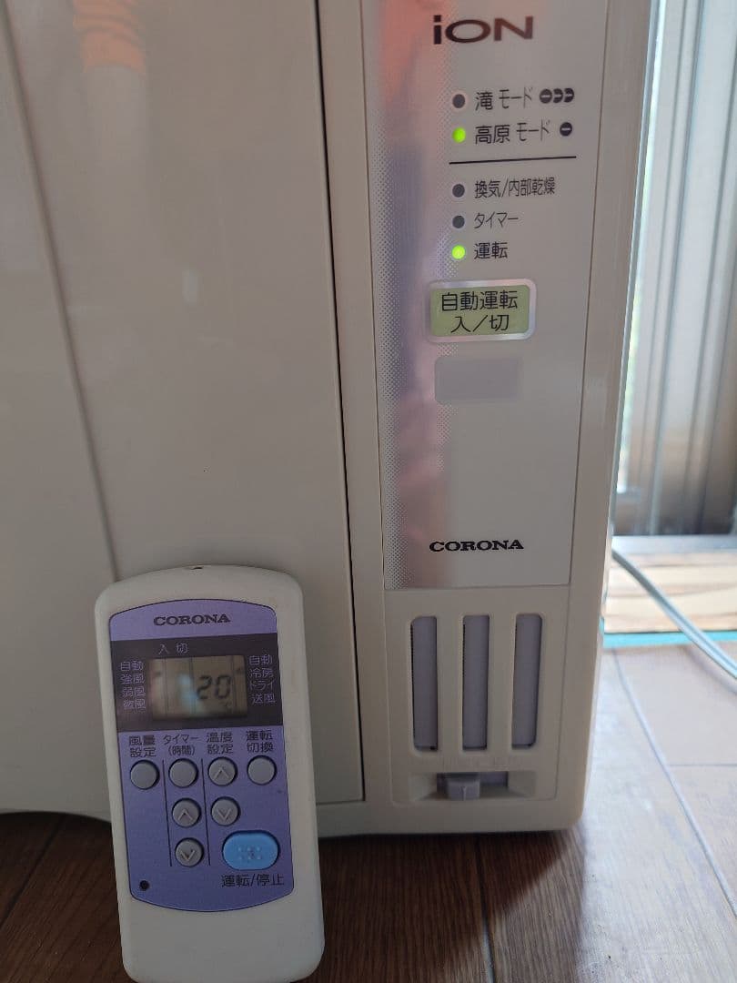 限定セールコロナ窓用エアコン CW-A1813内外 クリーニング済