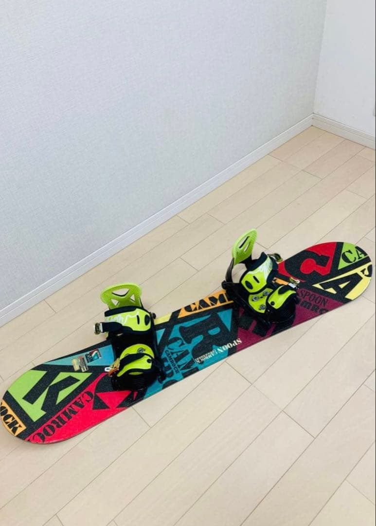 SPOON スプーン118cm スノーボードビンディング　ブーツセット