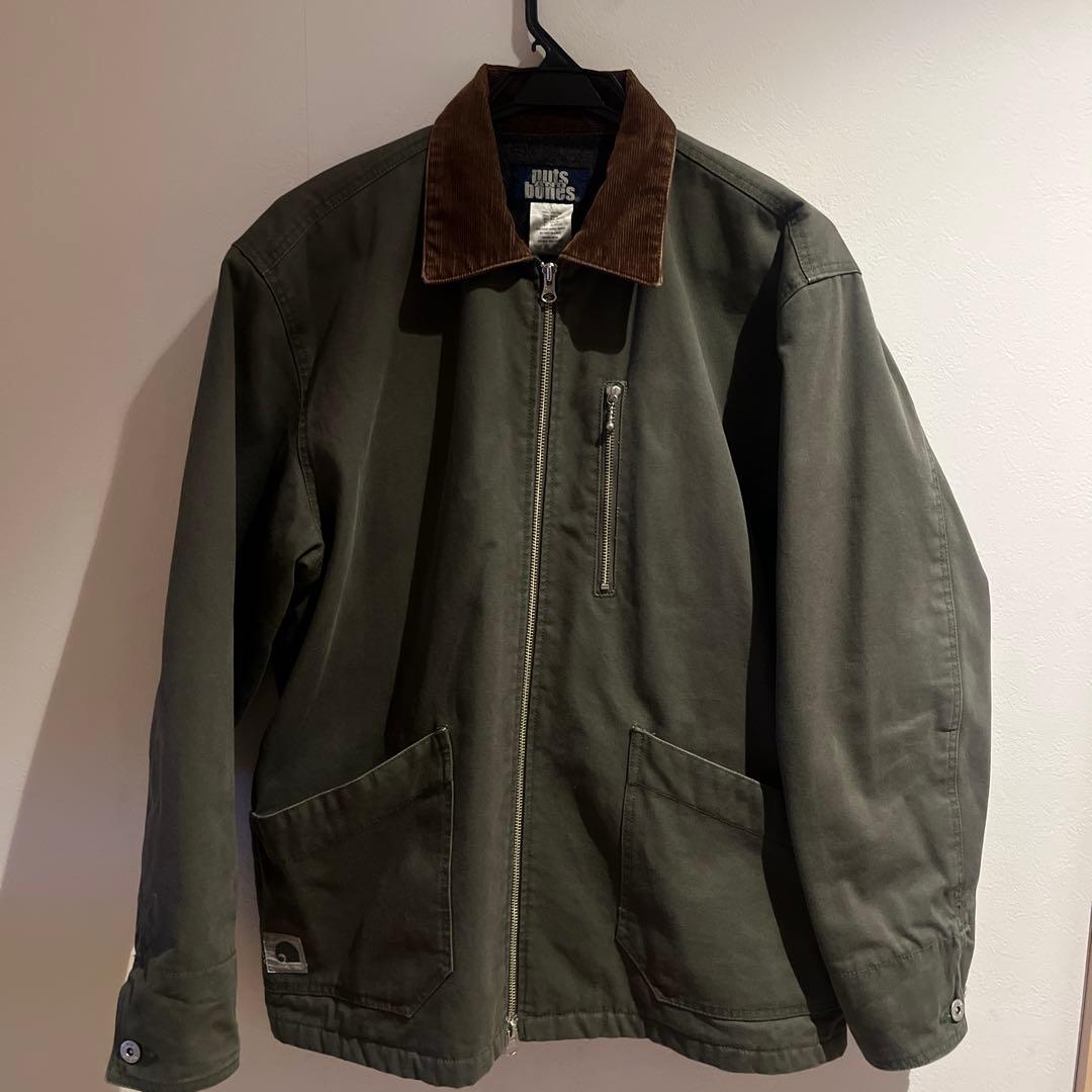 カーハート　デトロイトジャケット　パロディ　ダック地　L モスMOS