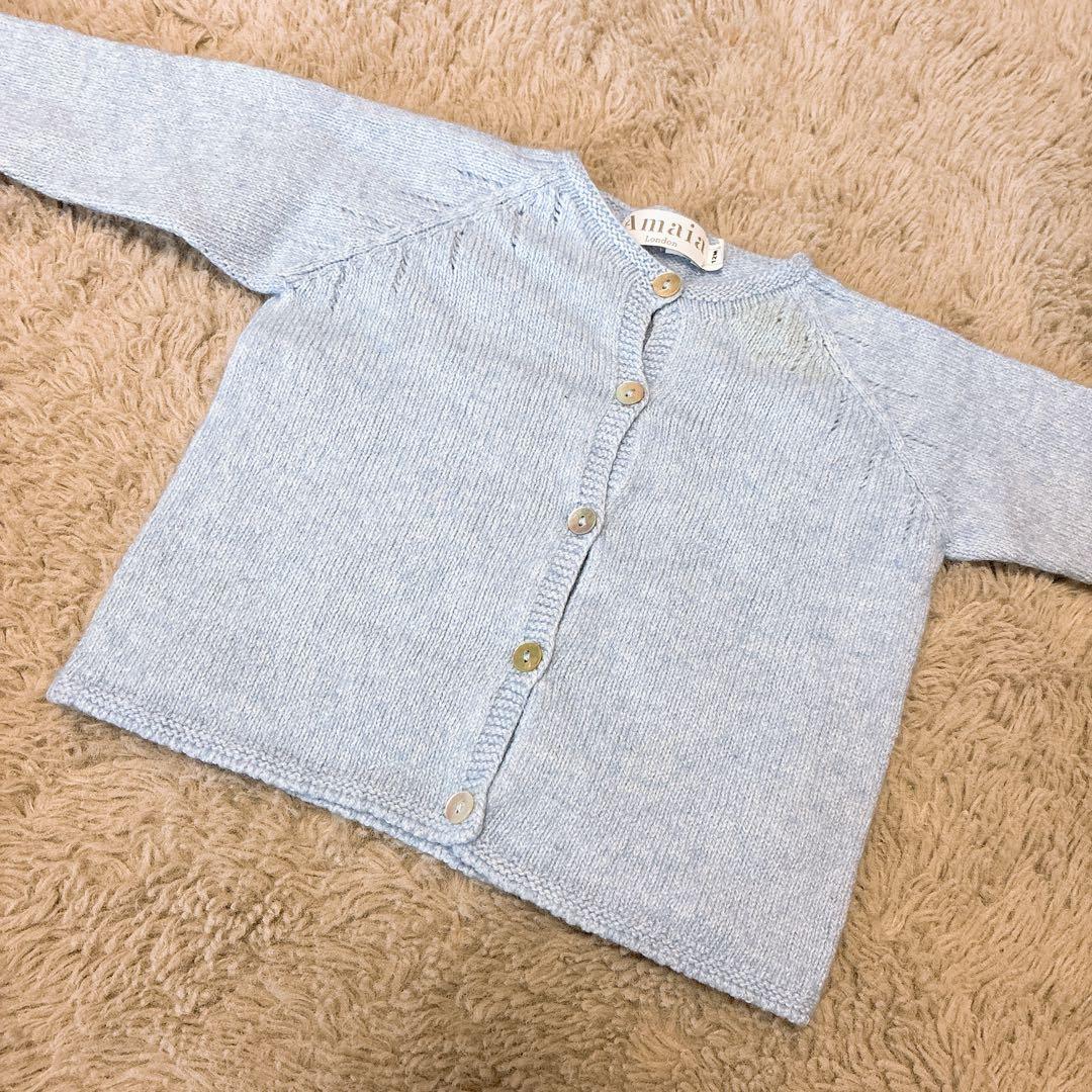 アマイアロンドン　花柄ワンピースとカーディガンセット