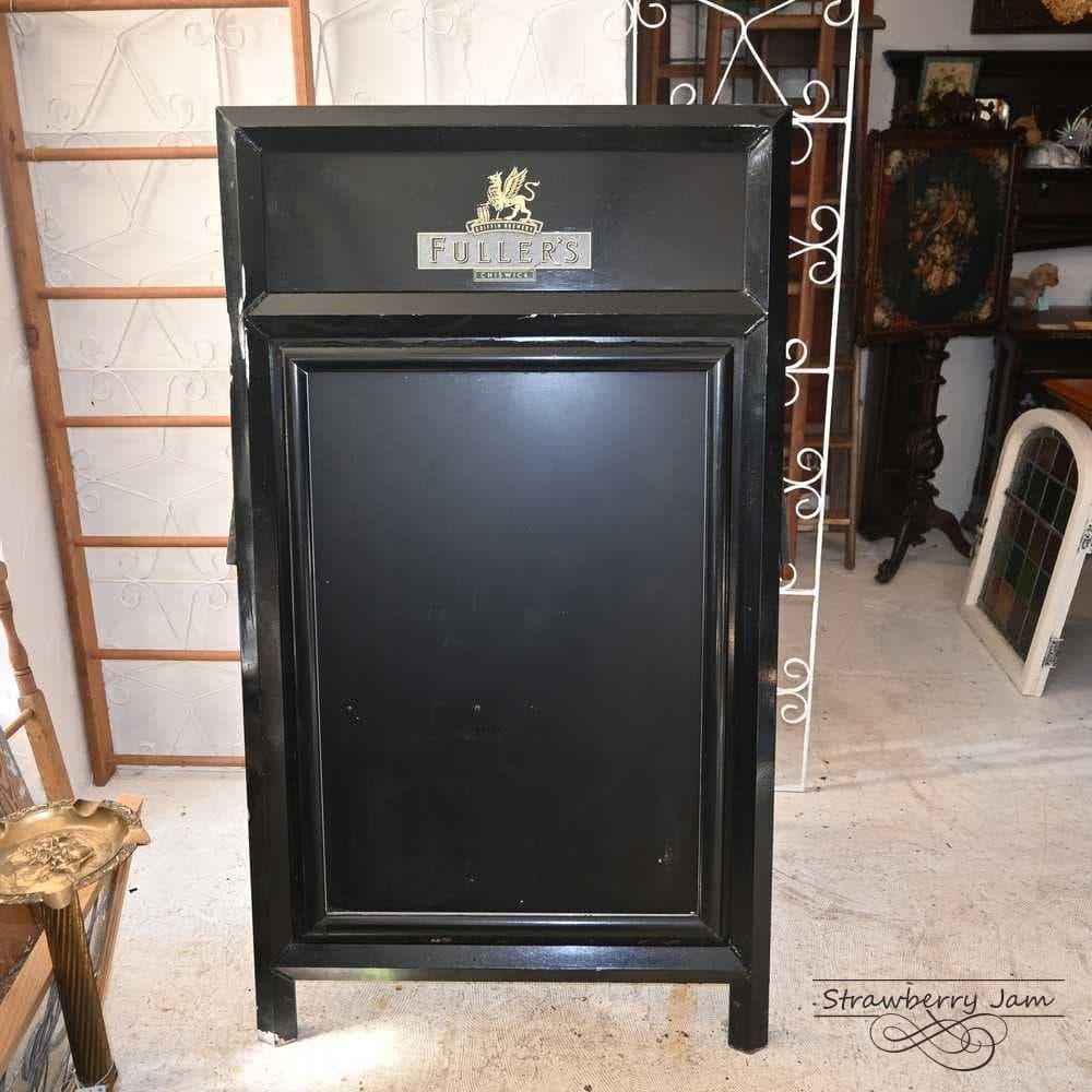 L3710-115 英国アンティーク FULLERS 看板 黒板 カフェ 什器