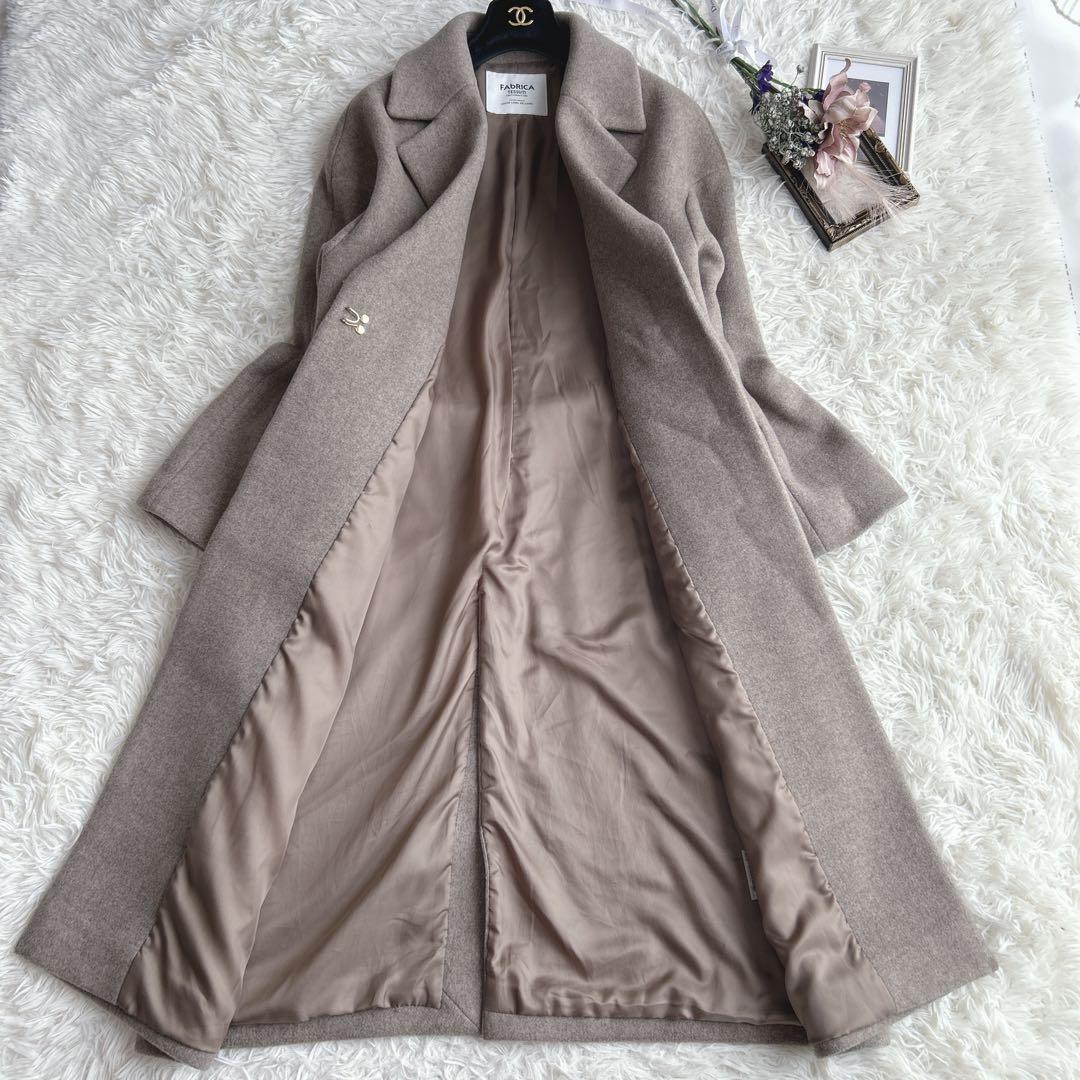 美品✨FAbRICA ロングチェスターコート　イタリア製生地　大きいサイズ