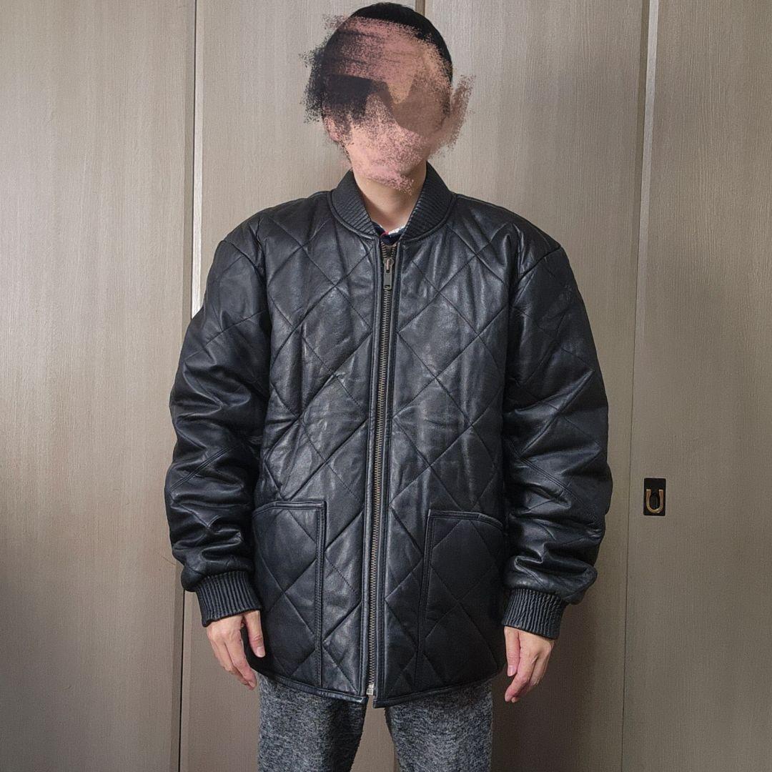 イタリア製　レザー　ジャケット　XL