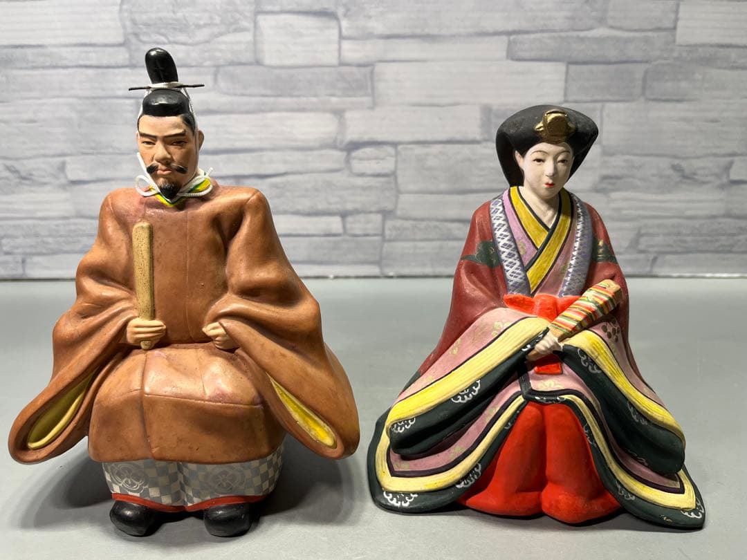 希少！昭和初期　堤人形　10体　明治節人形　雛人形　土人形