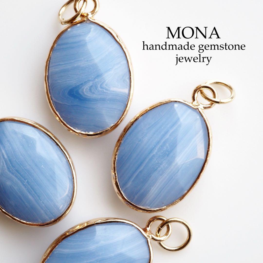 【ほぅ】フォレストグリーン翡翠のつぶつぶ枠留めイヤリング