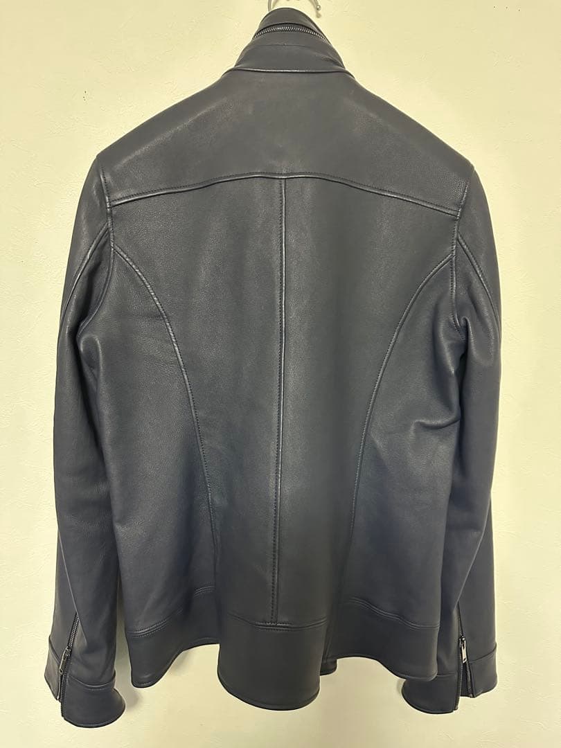 ジュンハシモト　レザーライダースジャケット　ダブルライダース