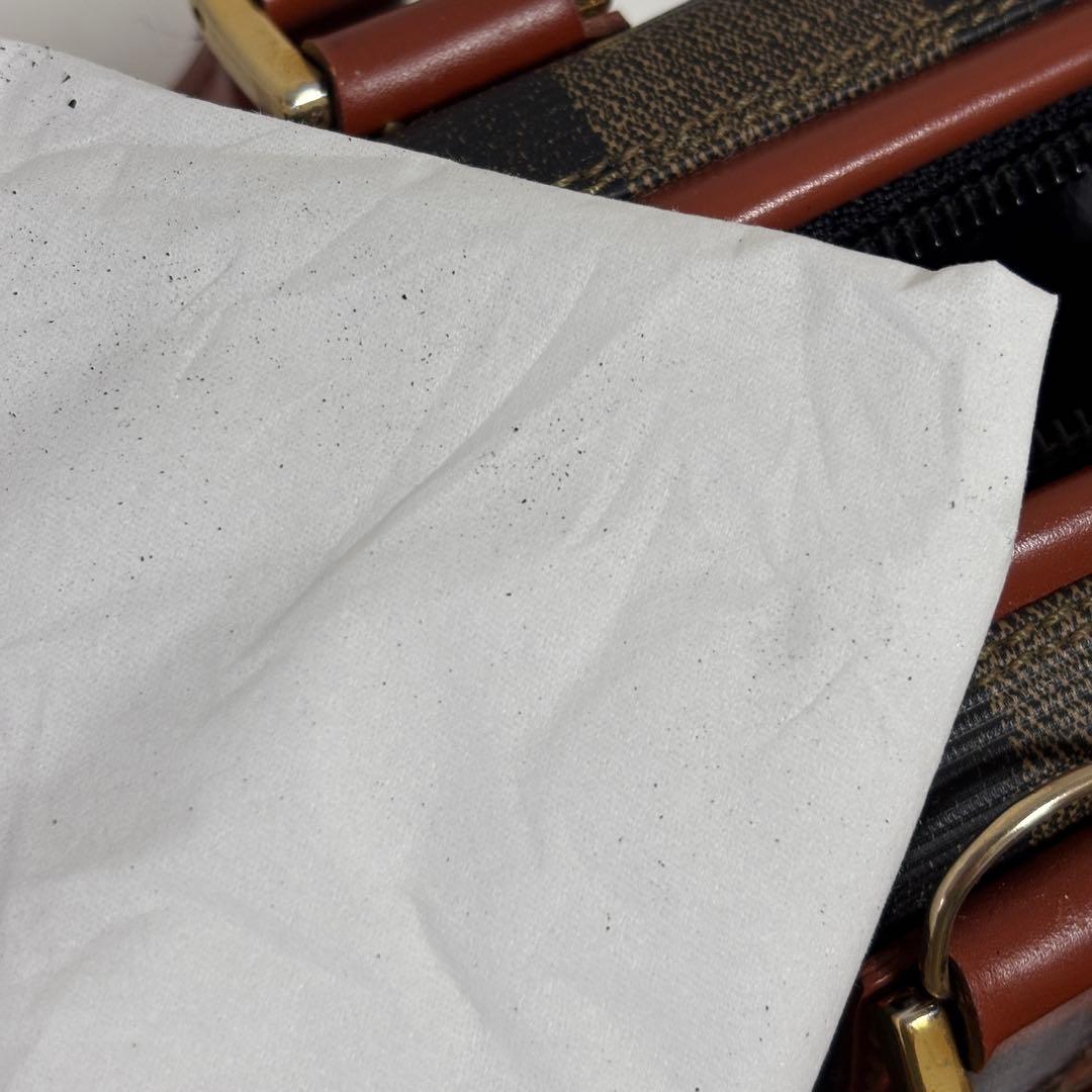 【FENDI】ペカン柄 ミニボストンバッグ　ヴィンテージ 保存袋付