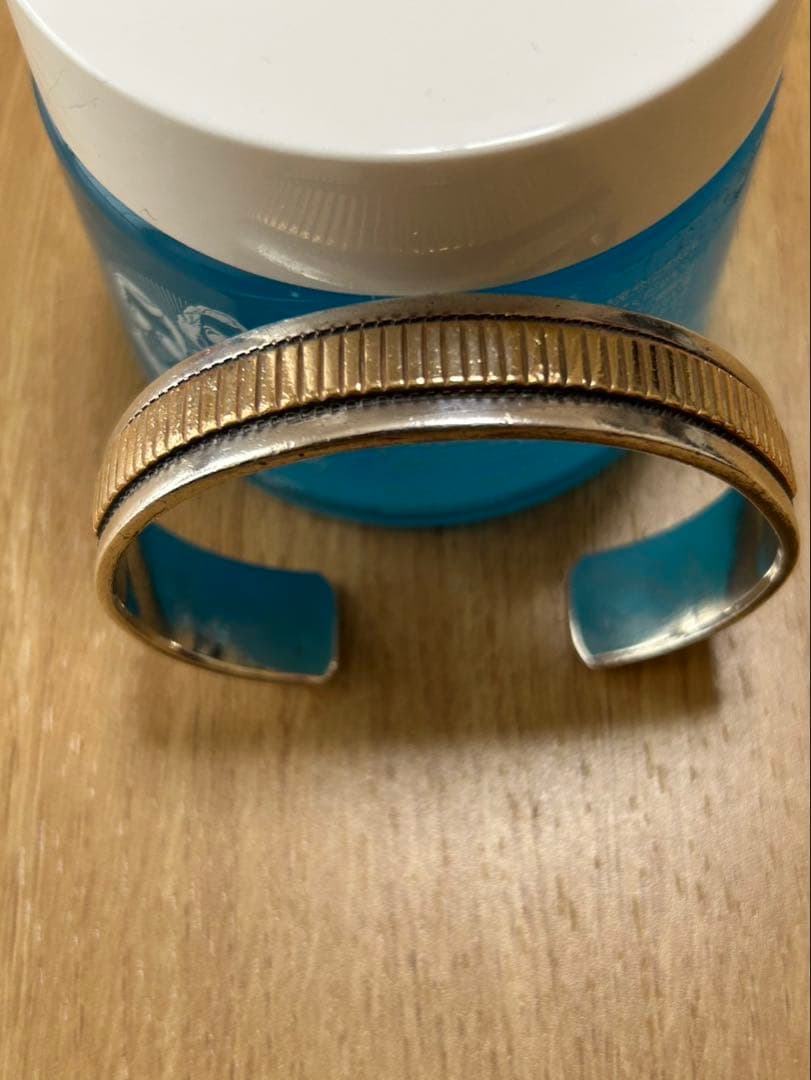 月末迄出品　最終値下げ　ナバホ　ヴィンテージ　シルバー　バングル