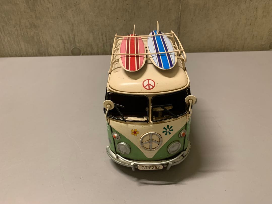 ビンテージ風ブリキミニチュアカー 5台セット