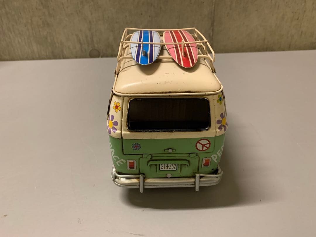 ビンテージ風ブリキミニチュアカー 5台セット