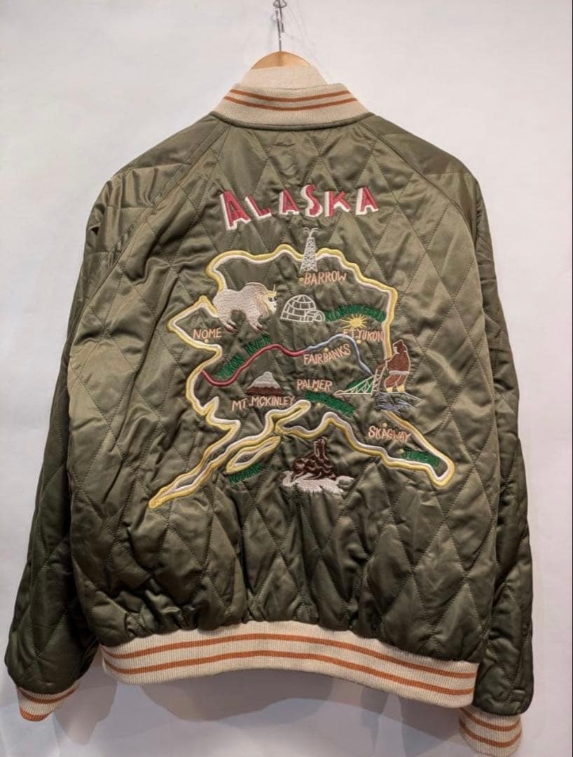 50'sライク別珍 スーベニアジャケット ALASKA