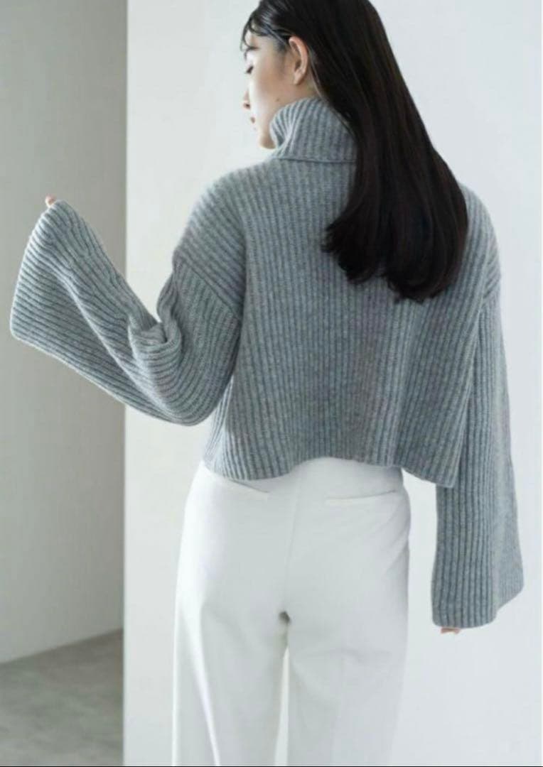 maison de Dolce. ワイドスリーブタートルニット