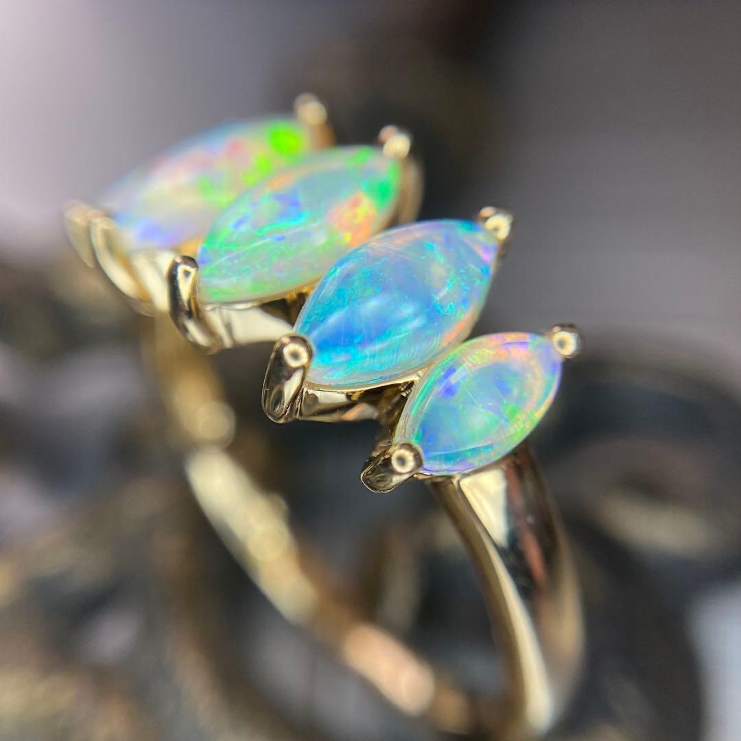 天然無処理 オパール￼ 計1.00ct K18『スペシャル・ヴィンテージ』