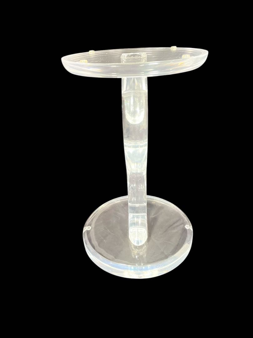 HR477 【レア高級】HAZIZA ガラステーブル　コーヒーテーブル