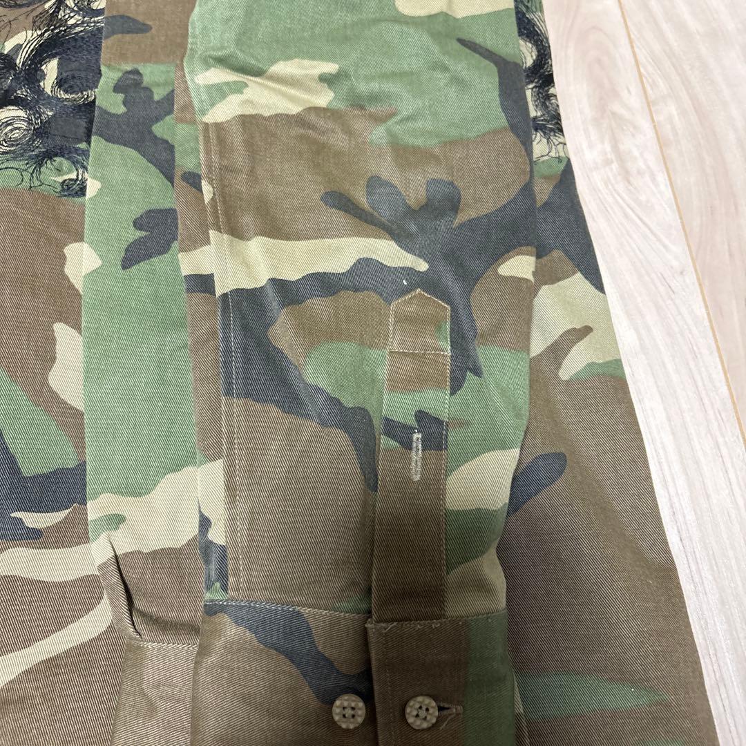 PHENOMENON 迷彩柄刺繍長袖シャツ