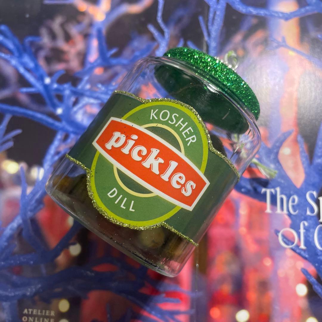 アスティエ・ド・ヴィラット　クリスマスオーナメント　ピクルス瓶