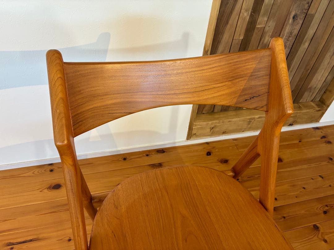 チーク　チェア　美品CHLOROS Scissors ❶　木製　クロロス北欧家具