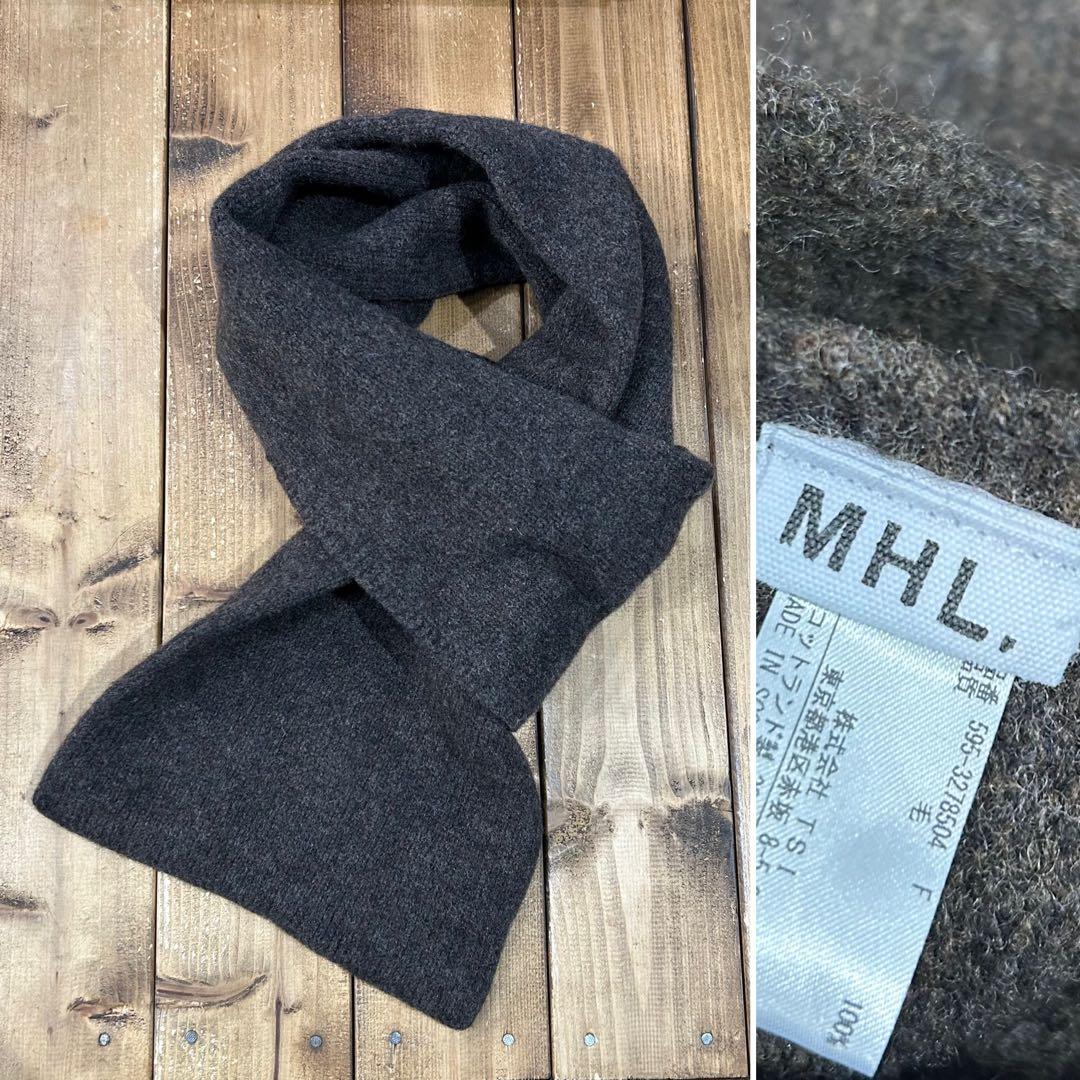 極美 23AW MHL. PULL THROUGH SCARF マフラー