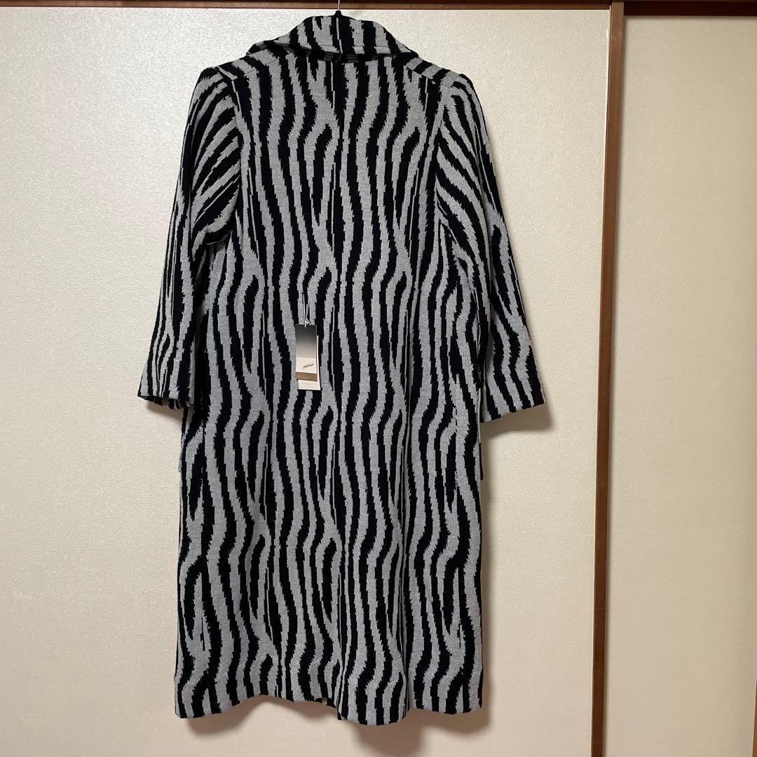 斉藤都世子(TOYOKO SAITO) ゼブラ柄 ロングコート