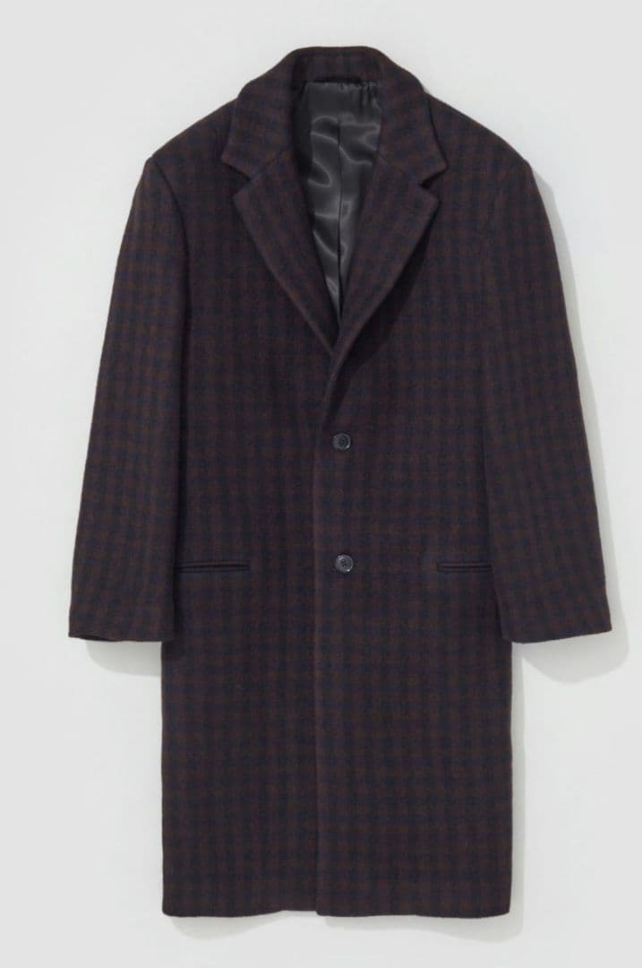 【期間限定価格】定価14万円 新品 LEMAIRE チェック チェスターコート