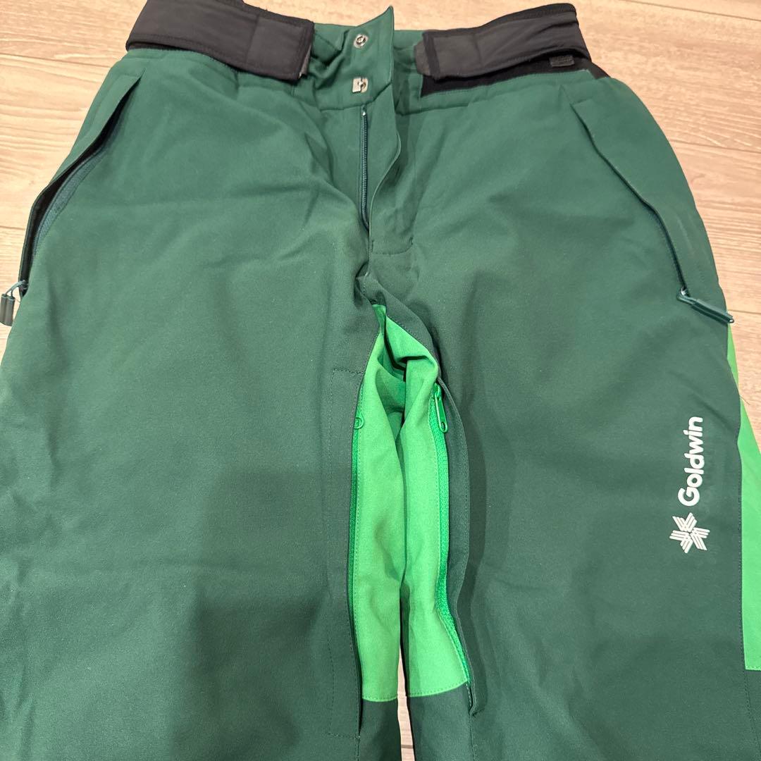 Goldwin スキーウェア上下セット　サイズM (グリーン×ブルー)
