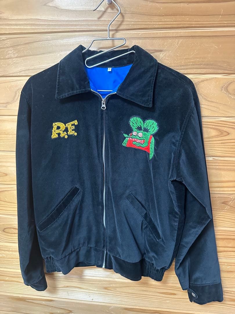 Rat Finkラットフィンク スーベニアジャケット スカジャン 別珍 刺繍