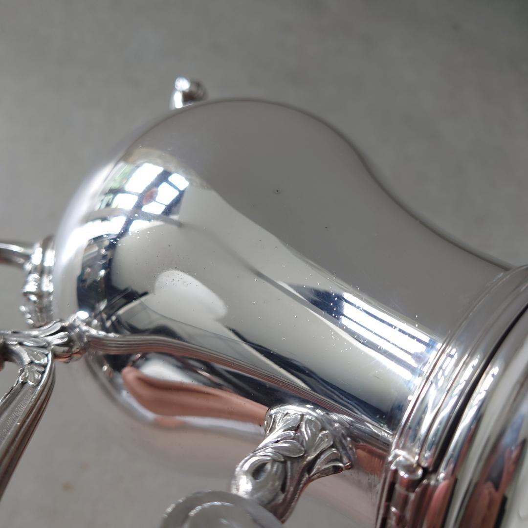 美品 クリストフル マルリー コーヒー ティー シュガー ミルク ポット 4点