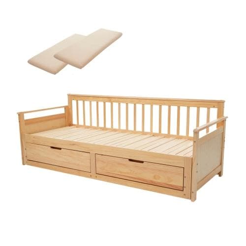 【2色から選】【幅70cmマット2個付】ソファベッド ディベッド 伸長式ベッド