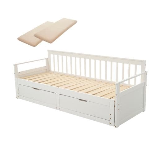 【2色から選】【幅70cmマット2個付】ソファベッド ディベッド 伸長式ベッド