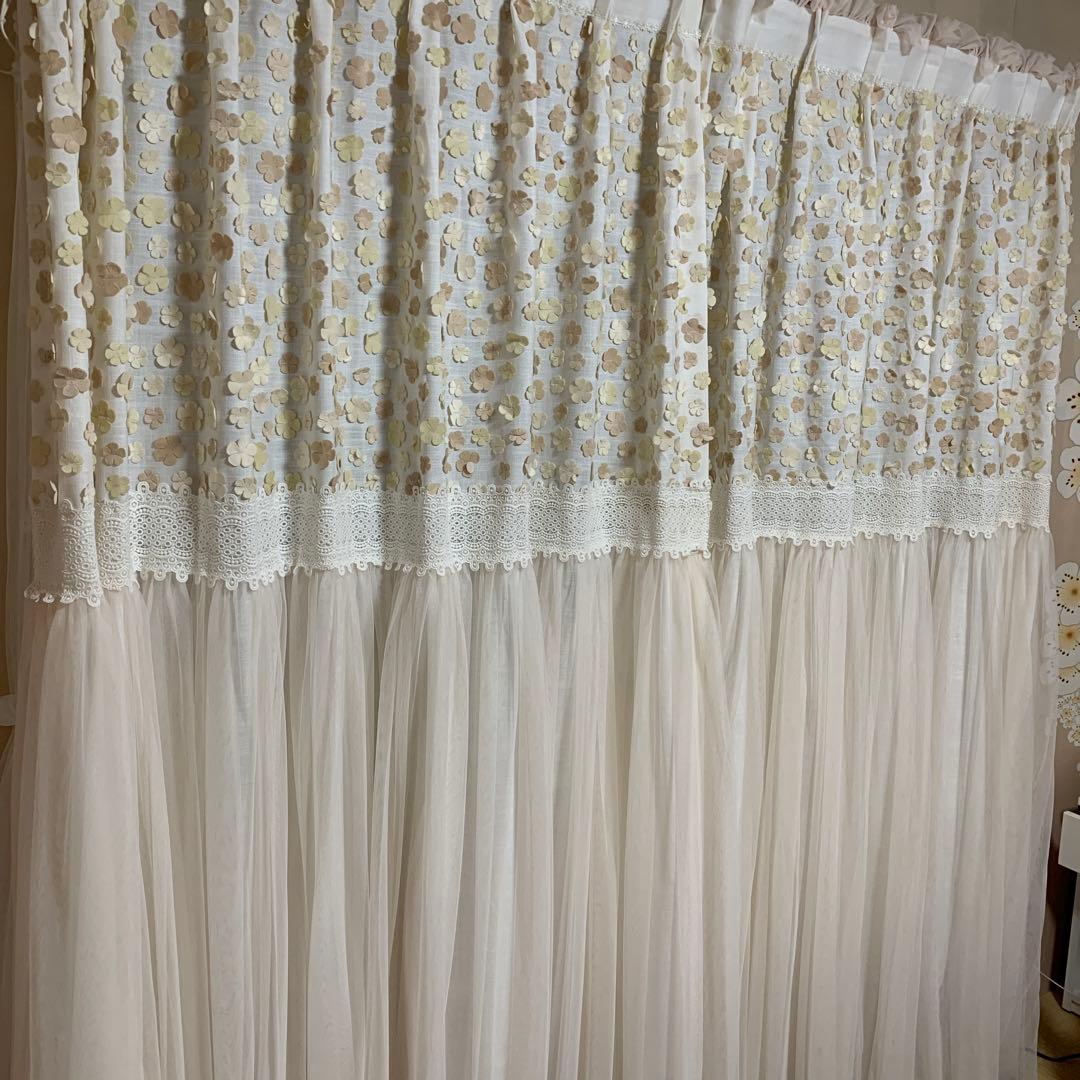 新品未使用品注文カーテン4枚セット