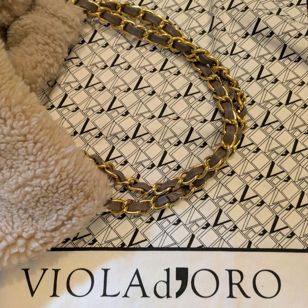 ヴィオラドーロ エコファートートviolad'oro トートバッグ ムートン