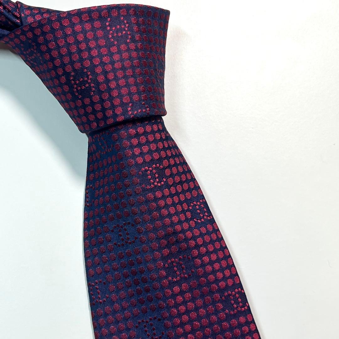 ✨極美品✨ CHANEL シャネル　ネクタイ　ココマーク　ドット　ビジネス