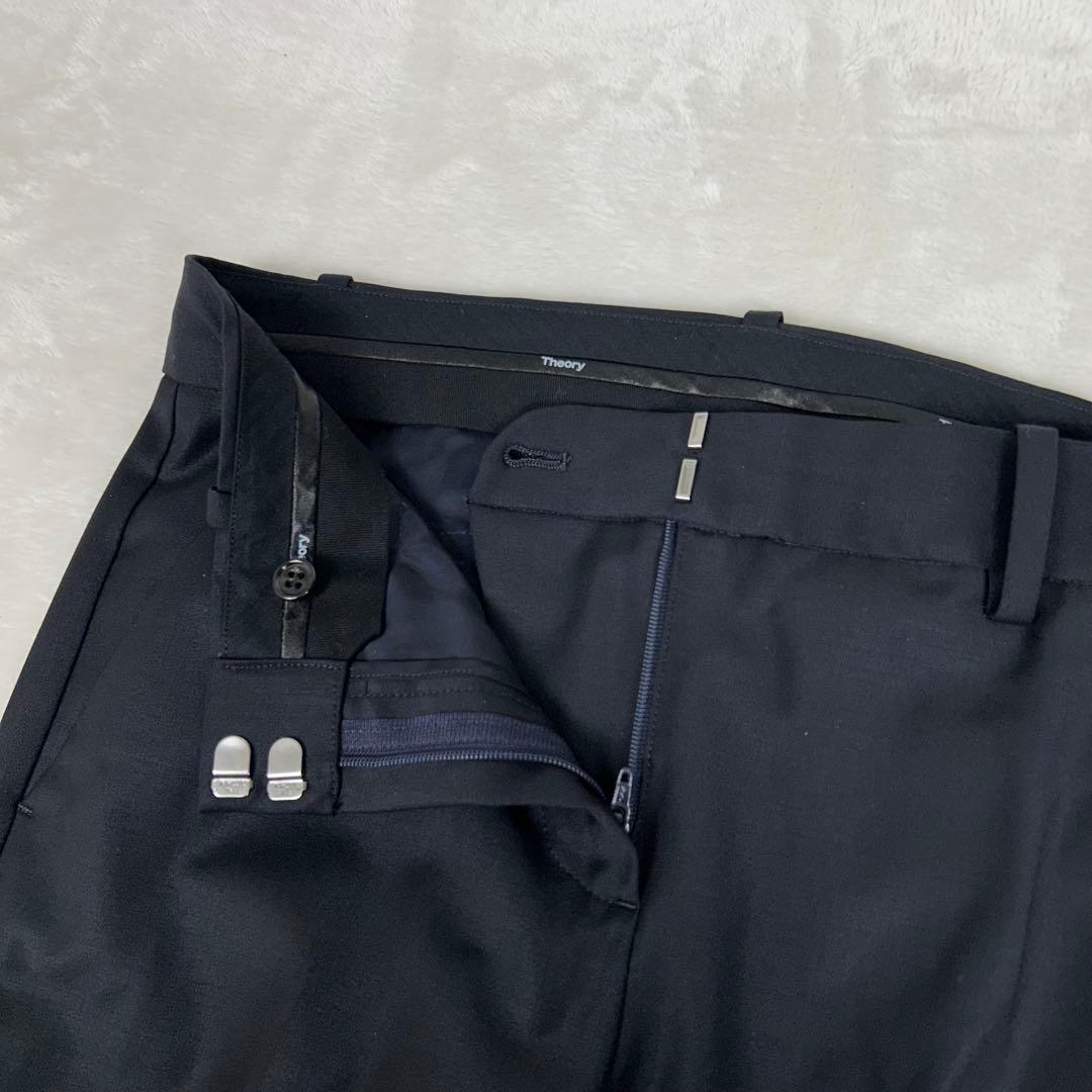 人気♡セオリー SUPER TAILOR スーツセットアップ ノーカラー パンツ