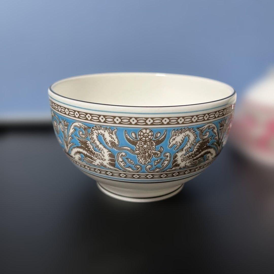 ［新品］フロレンティーン ラウンドボウル　ターコイズ＆フューシャ