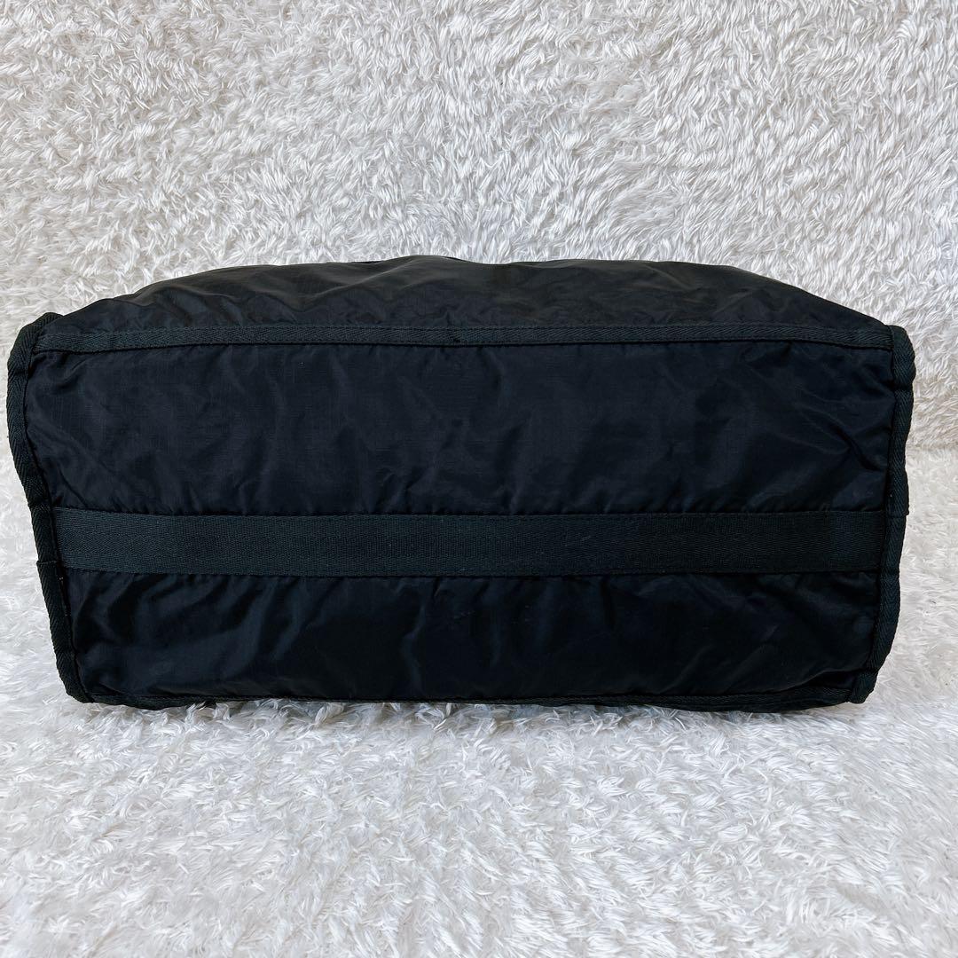 レスポートサック　ボストンバック　２WAY　ハンドバック　鍵付き　ブラック