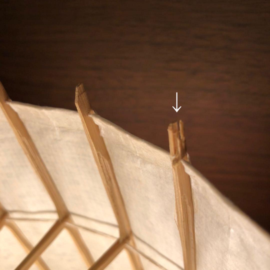 【格安】京都日吉屋 京和傘スタンドランプ 白 小梅柄(特注)