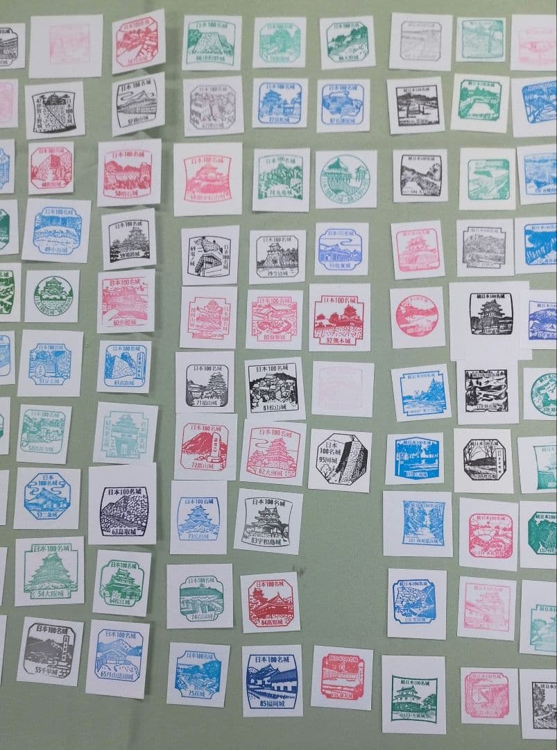 日本100名城スタンプ　168城まとめ売り