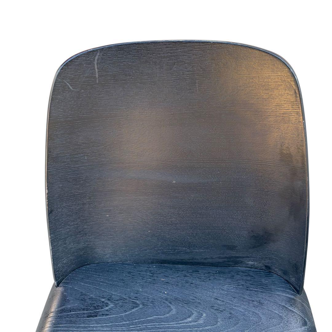 美品 muuto ムート Nerd Chair ナードチェア オーク 2脚 黒②