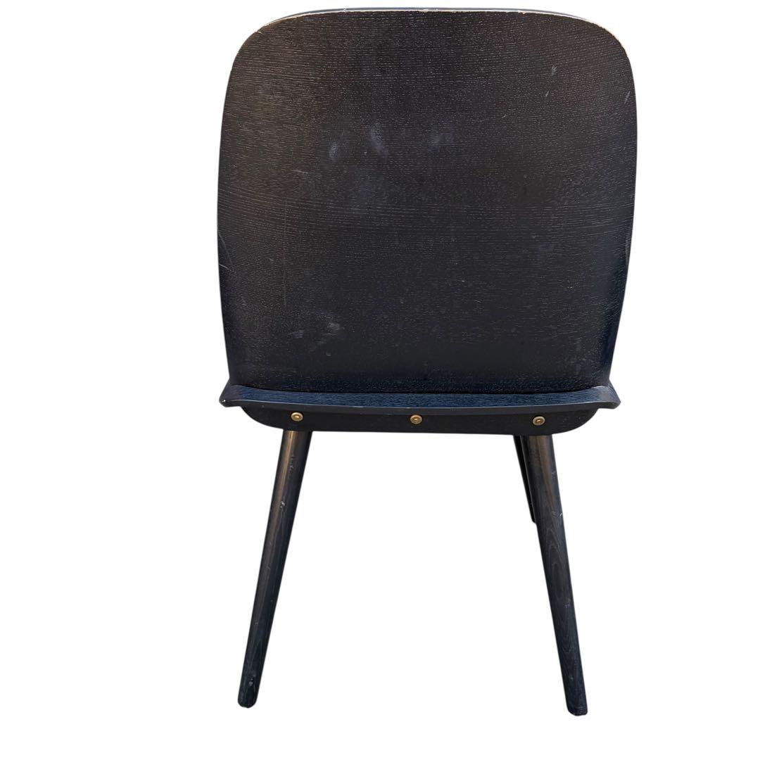 美品 muuto ムート Nerd Chair ナードチェア オーク 2脚 黒②