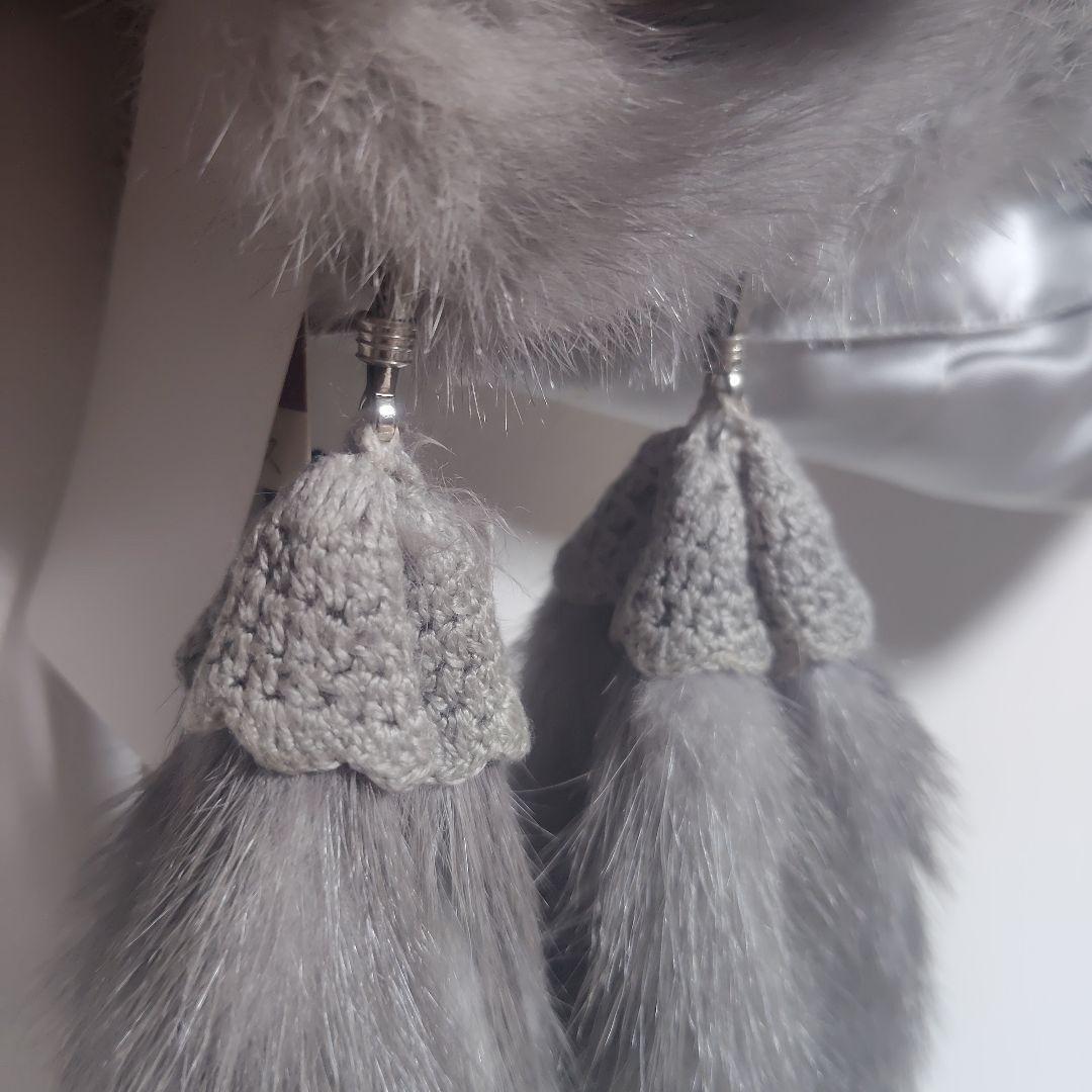 新品タグ付き 訳あり SAGA MINK サガミンク ショール 定価13万円